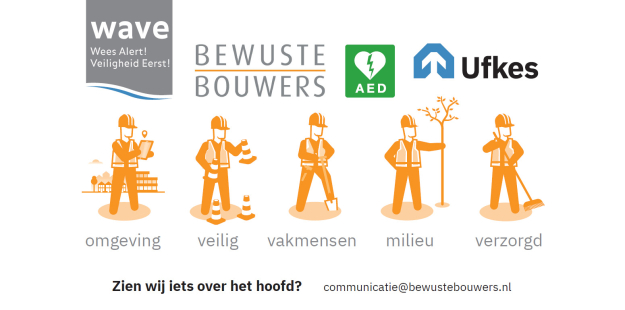Hekwerkdoek bewuste bouwers