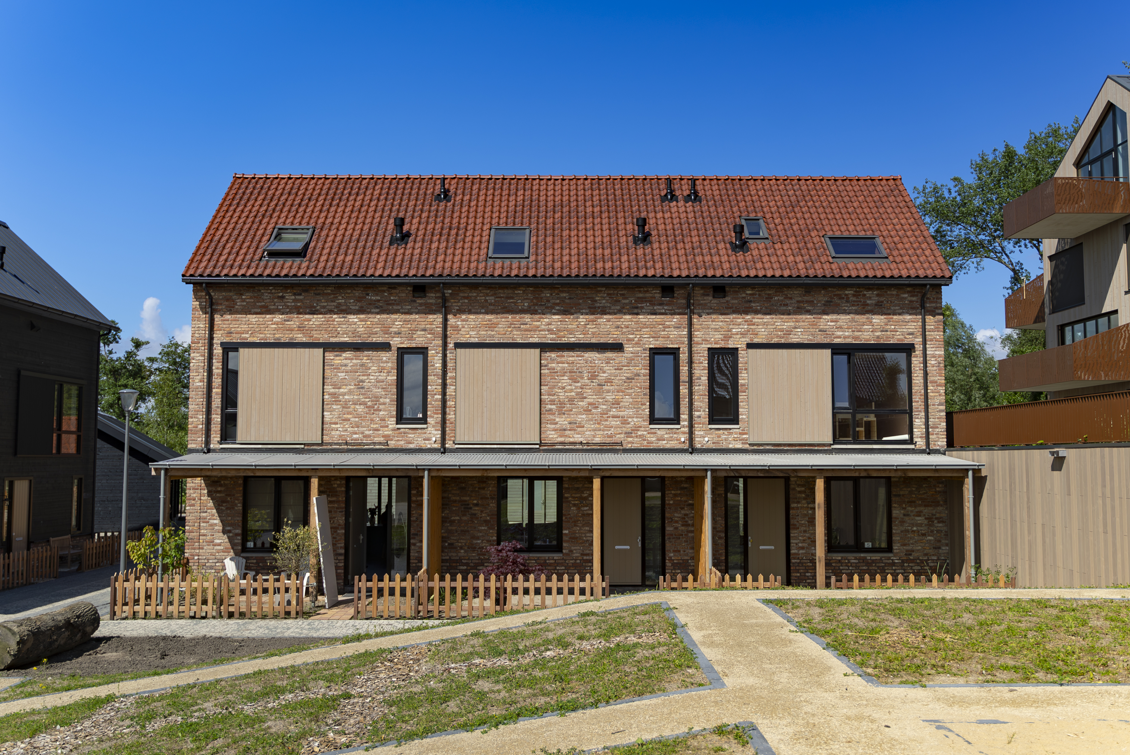 Muiden Boerenhof 3 rijwoningen